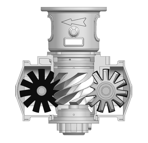 無油空壓機主機內(nèi)部構(gòu)造解析